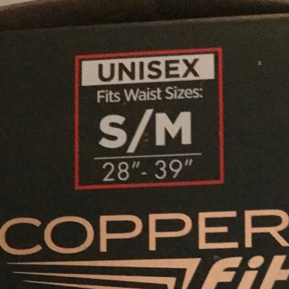 Copper Fit Back Pro Copper Infused Unisex Size S/M 28”-39” Back Belt - Picture 13 of 14